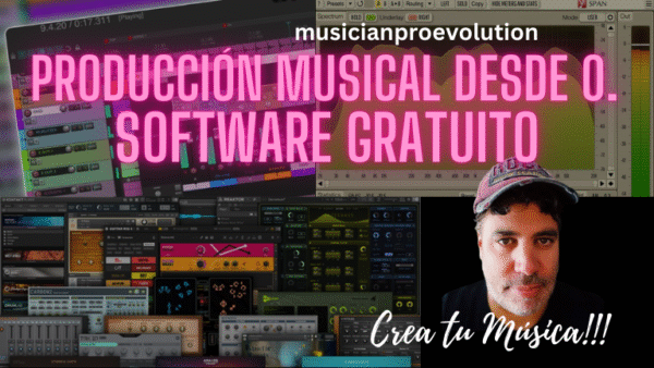 El mejor curso de Producción Musical desde 0 desarrollado con Software Gratuito